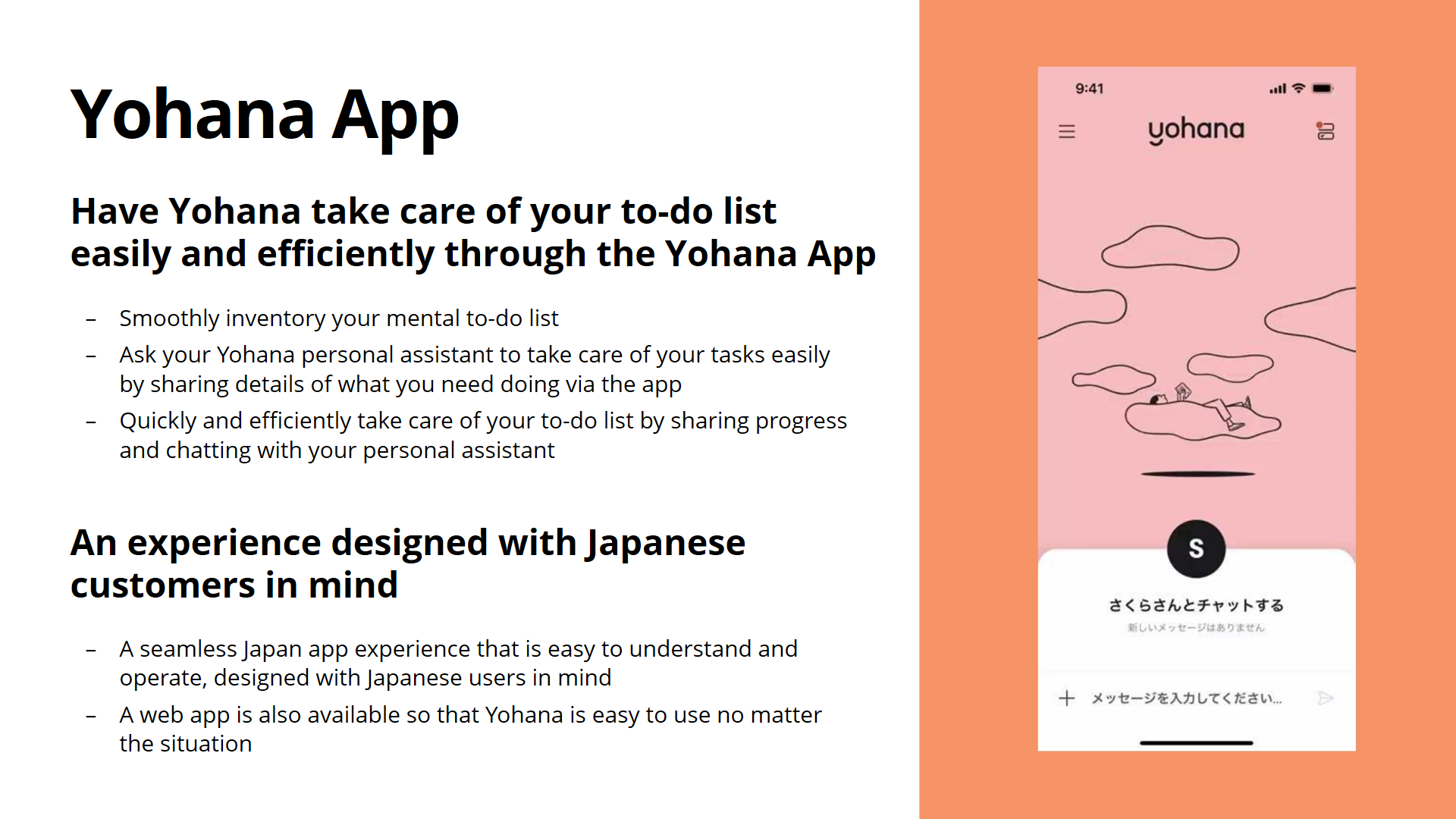 Yohana app
