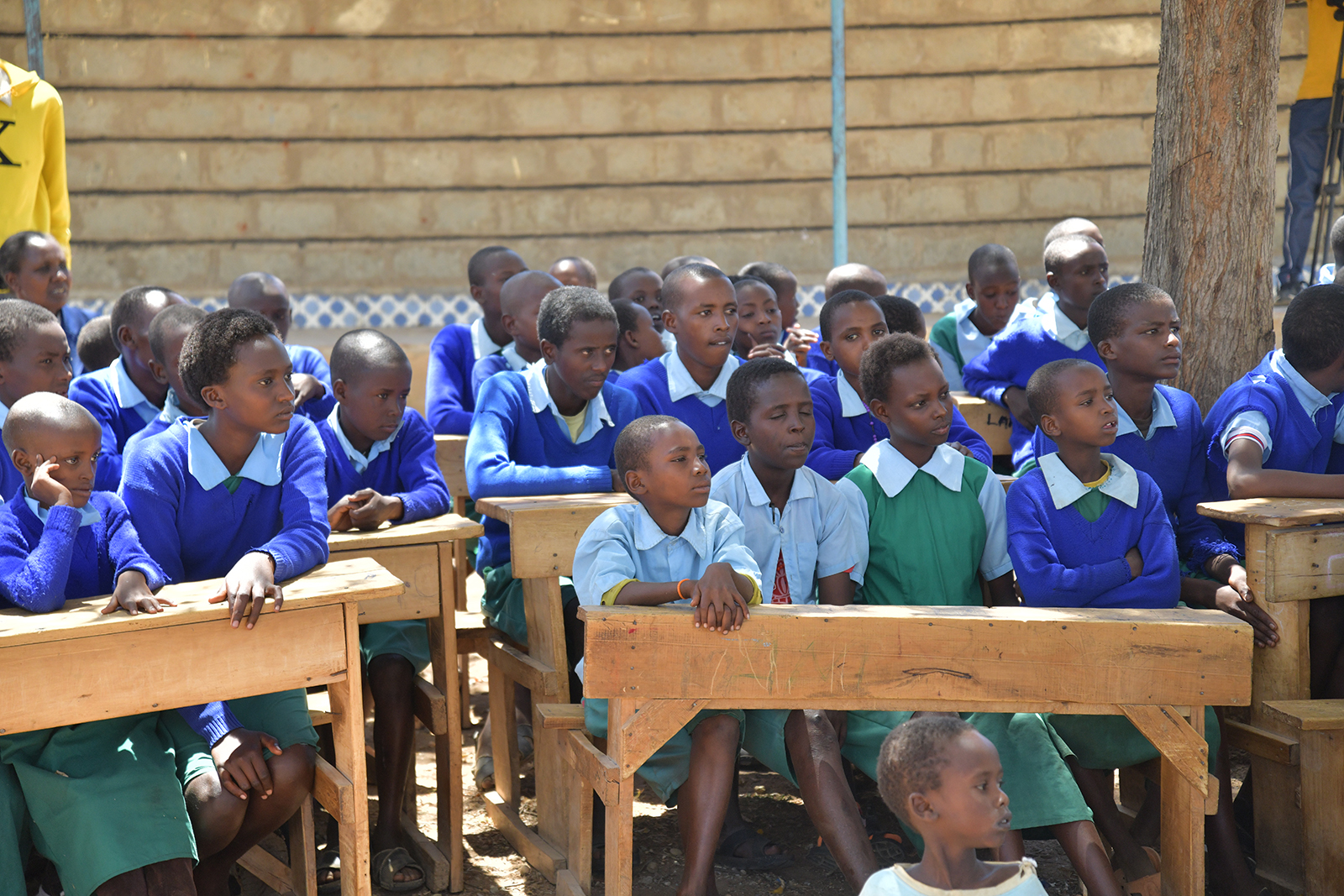Photo: Children studying at a Kenyan school