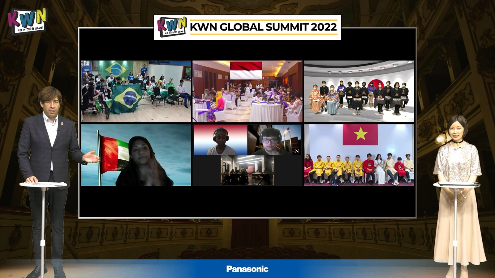 Panasonic Hosts the Kid Witness News (KWN) Global Summit 2022