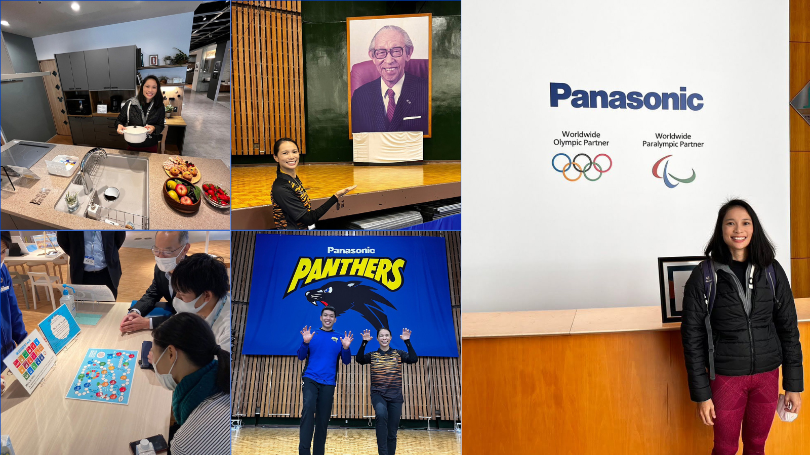 Photo: The internship offered Tania an opportunity to interact with young employees at Panasonic and gain first-hand experience of a large company workplace
