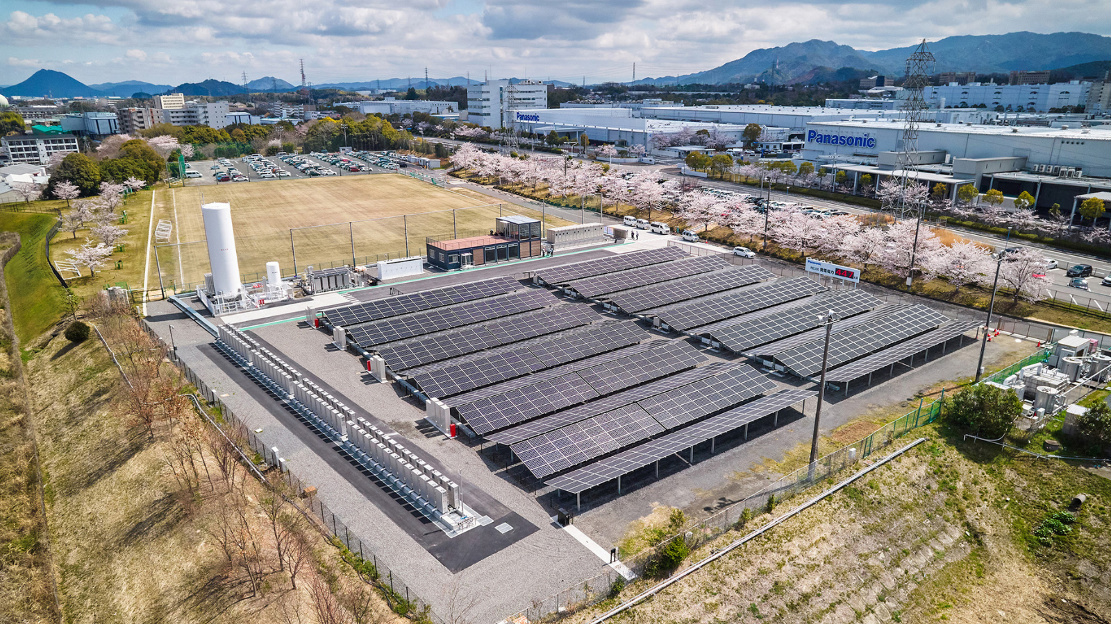 Photo: H2 KIBOU FIELD at Panasonic’s Kusatsu plant in Shiga, Japan 