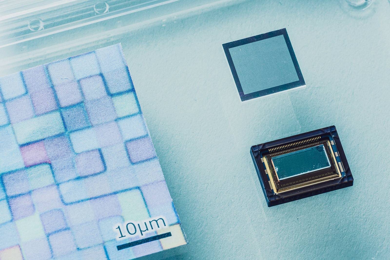 Photo: An image sensor and a special filter