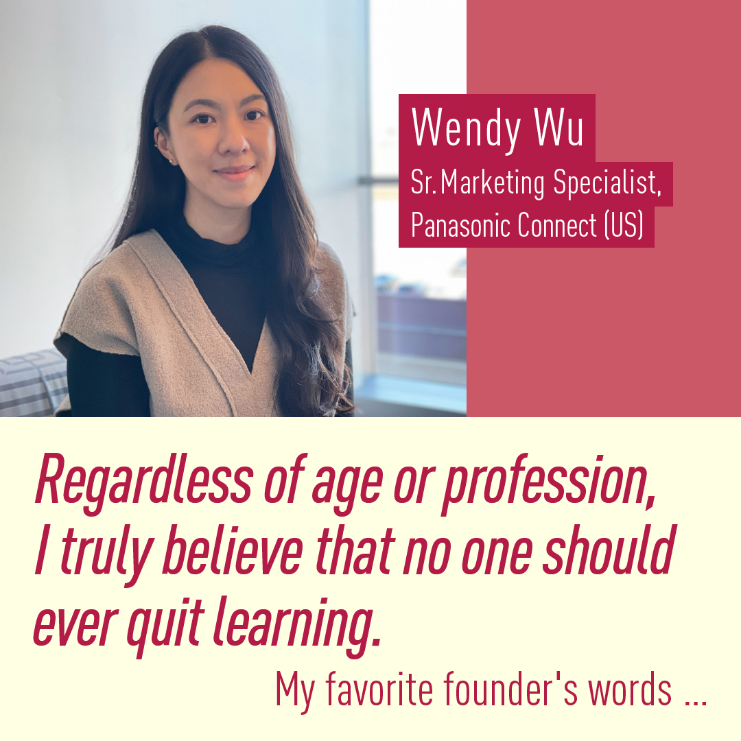 Photo: Wendy Wu, Sr. Marketing Specialist, Panasonic Connect US