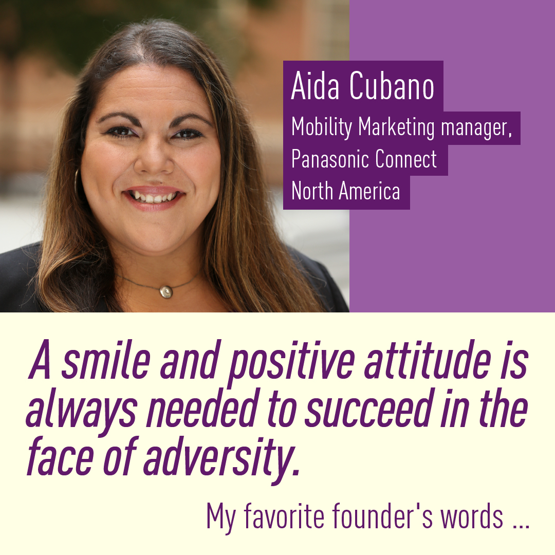 Photo: Aida Cubano, Mobility Marketing Manager, Panasonic Connect North America