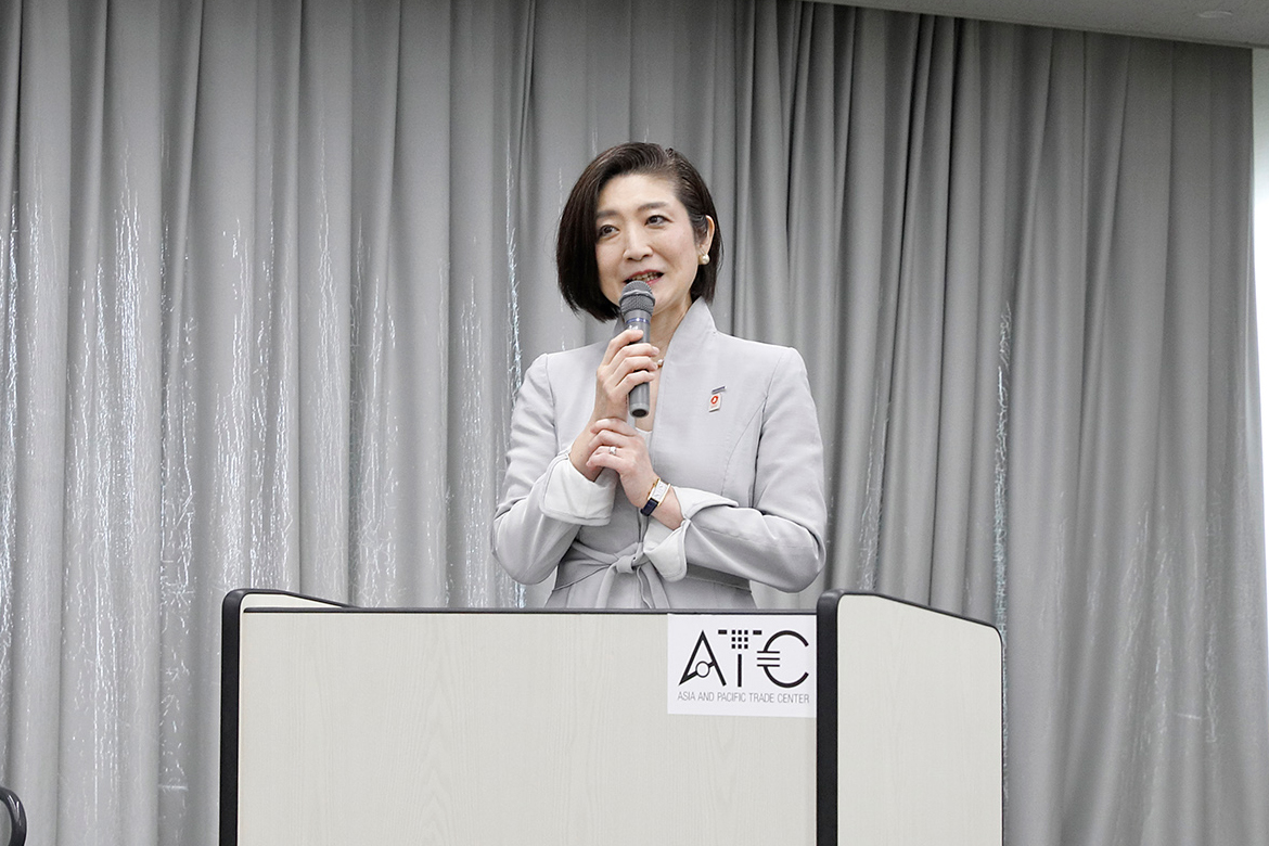 Photo: Michiko Ogawa, Director, Kansai External Relations and EXPO Promotion, Panasonic Holdings Corporation