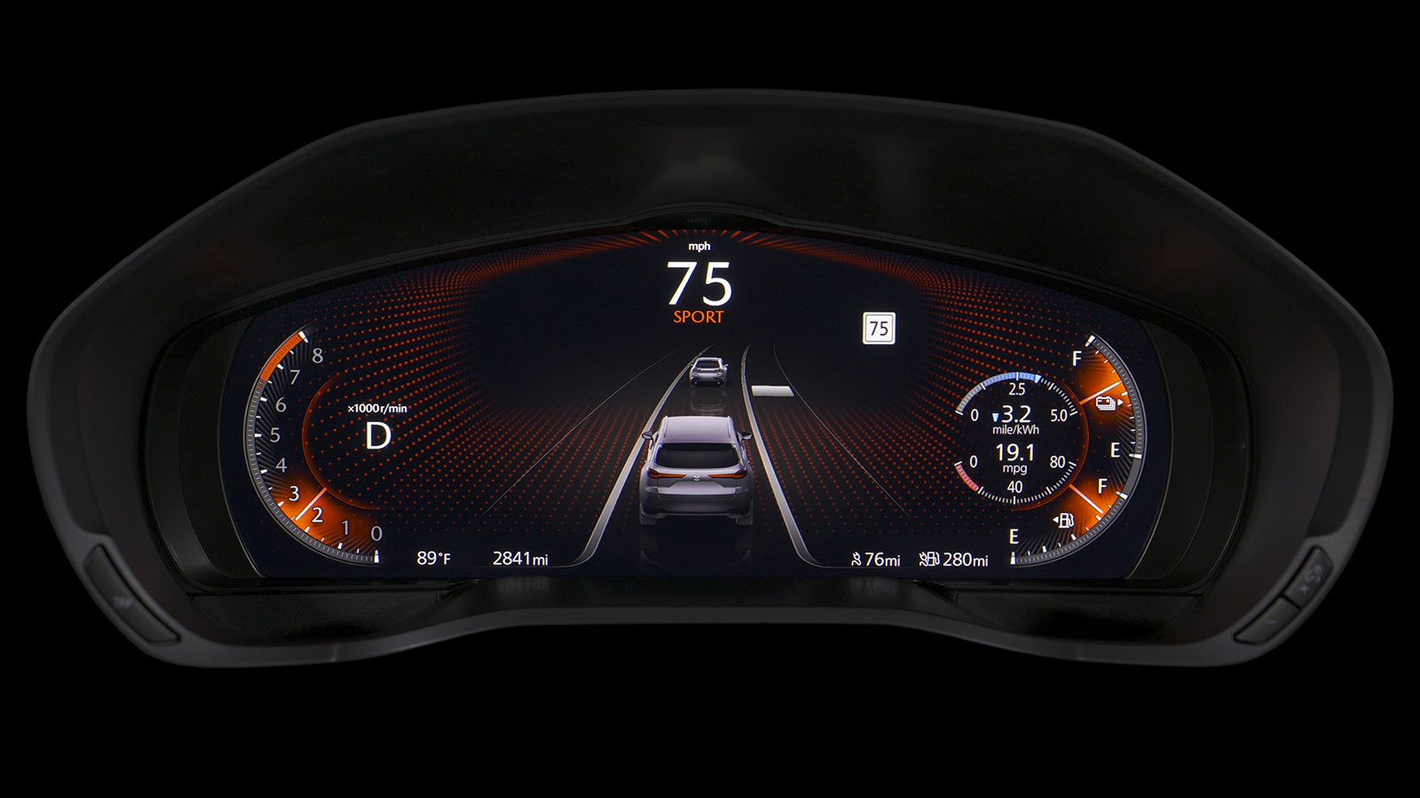 image:Driving Assist System Information Screen