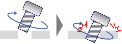 画像：ボルト回転説明図 1