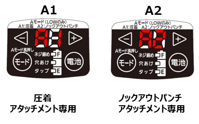 画像：圧着 アタッチメント専用 ノックアウトパンチ アタッチメント専用