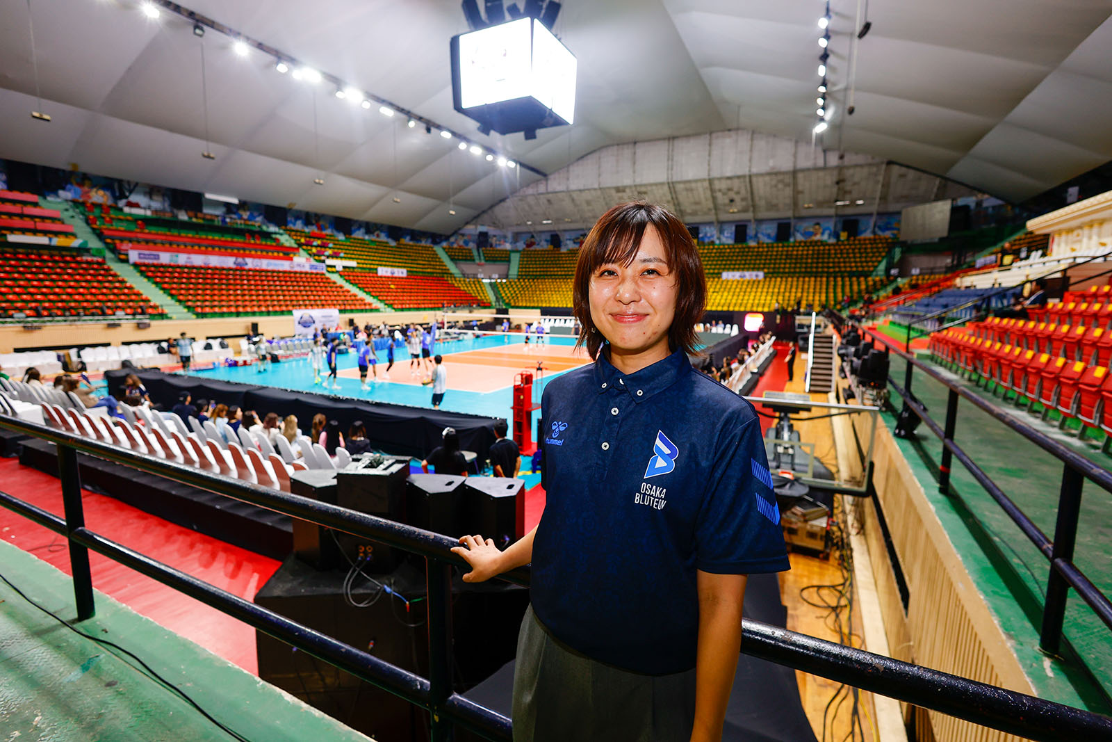 写真：パナソニック スポーツ株式会社 大阪ブルテオン パートナーリレーションズ課　山岡 早紀子（やまおか さきこ）