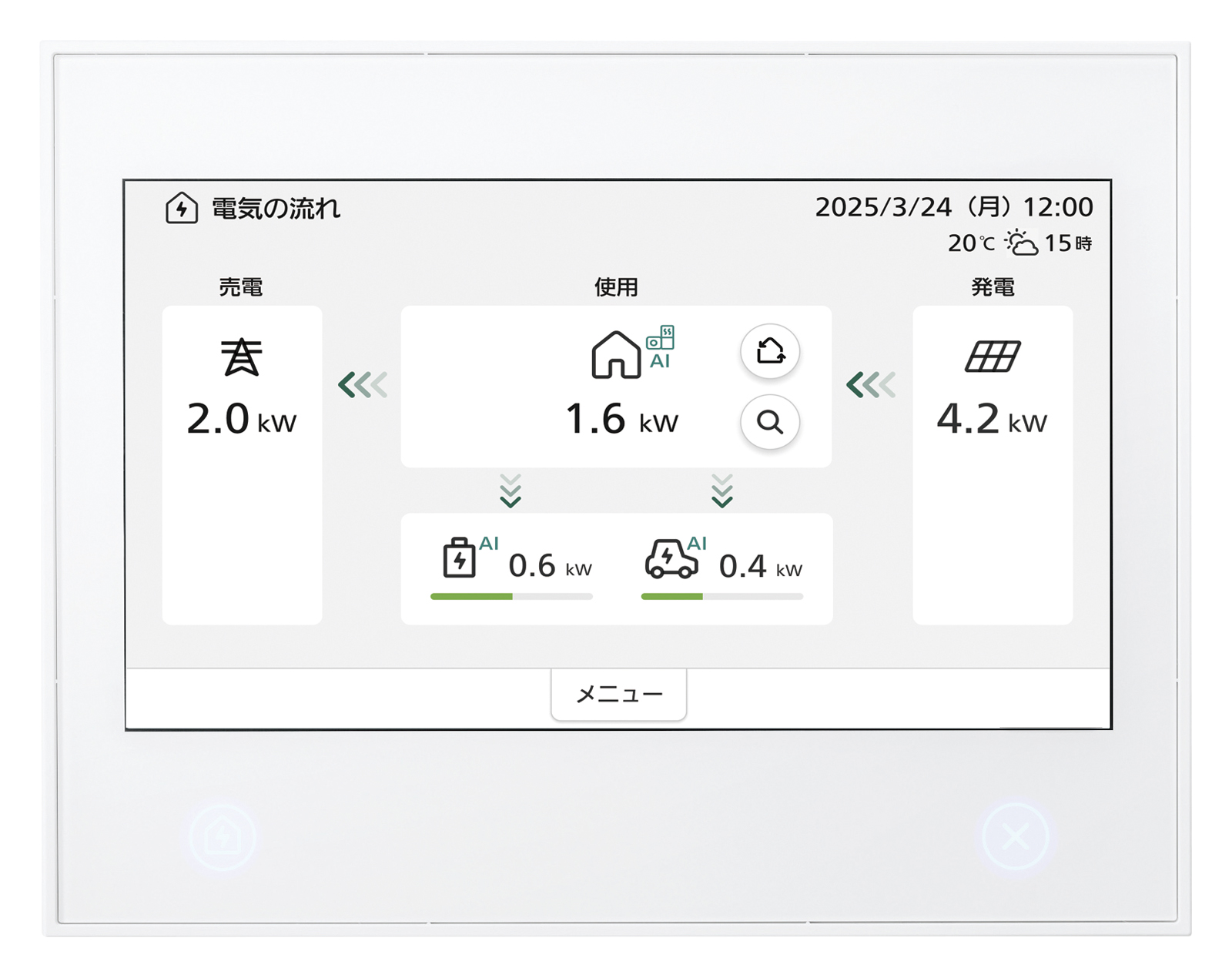 AiSEG3（7型モニター付・ACアダプタ同梱）MKN7140