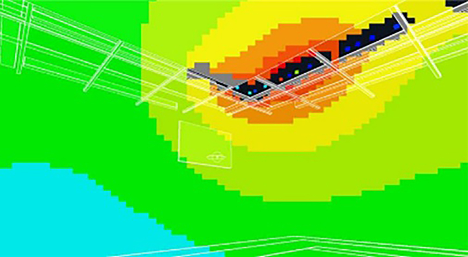 パナソニック独自の3Dシミュレーションでまぶしさ検証2