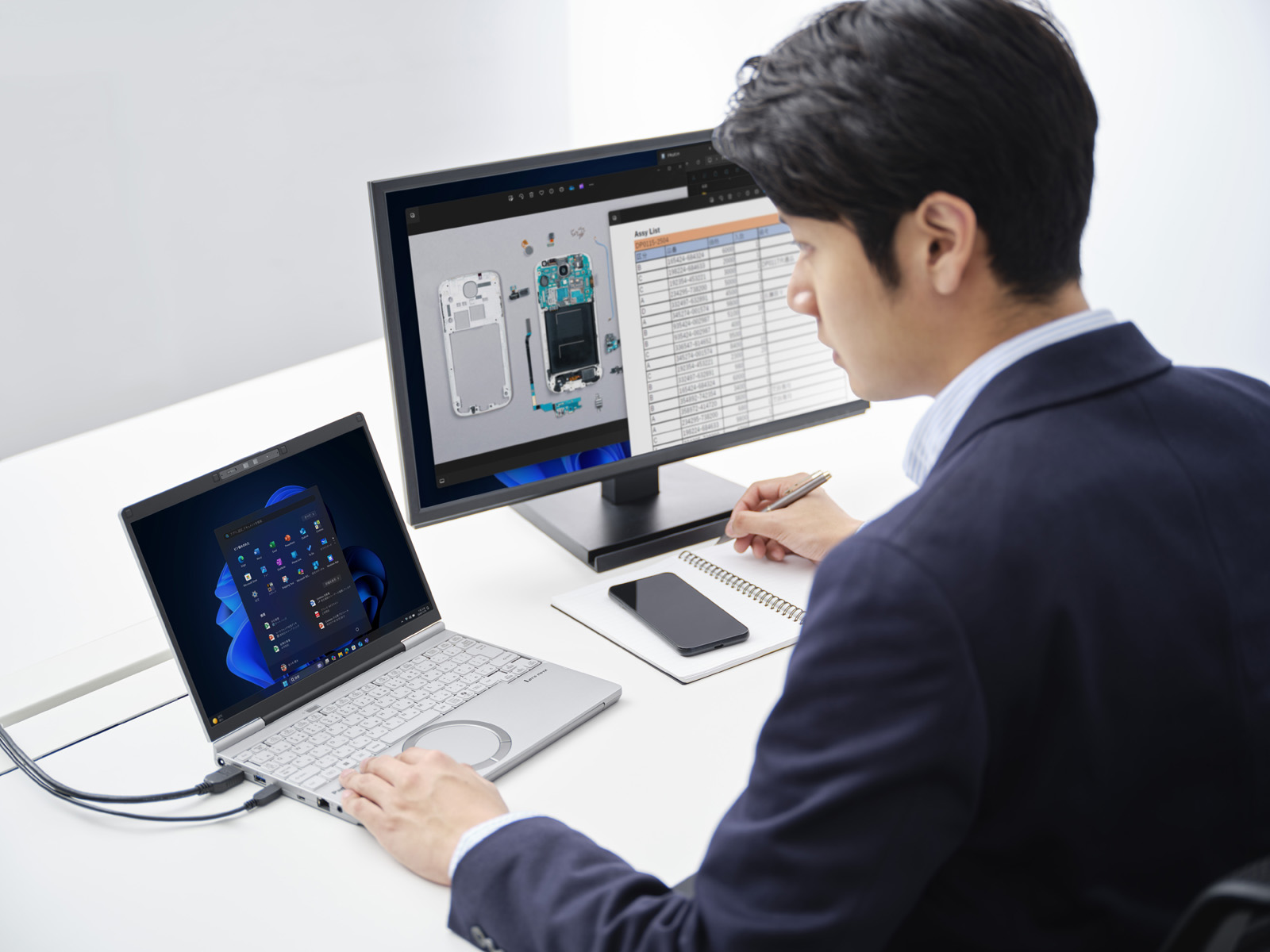 安心の長時間駆動に加え、「充電優先モード」で隙間時間での高速充電を可能に