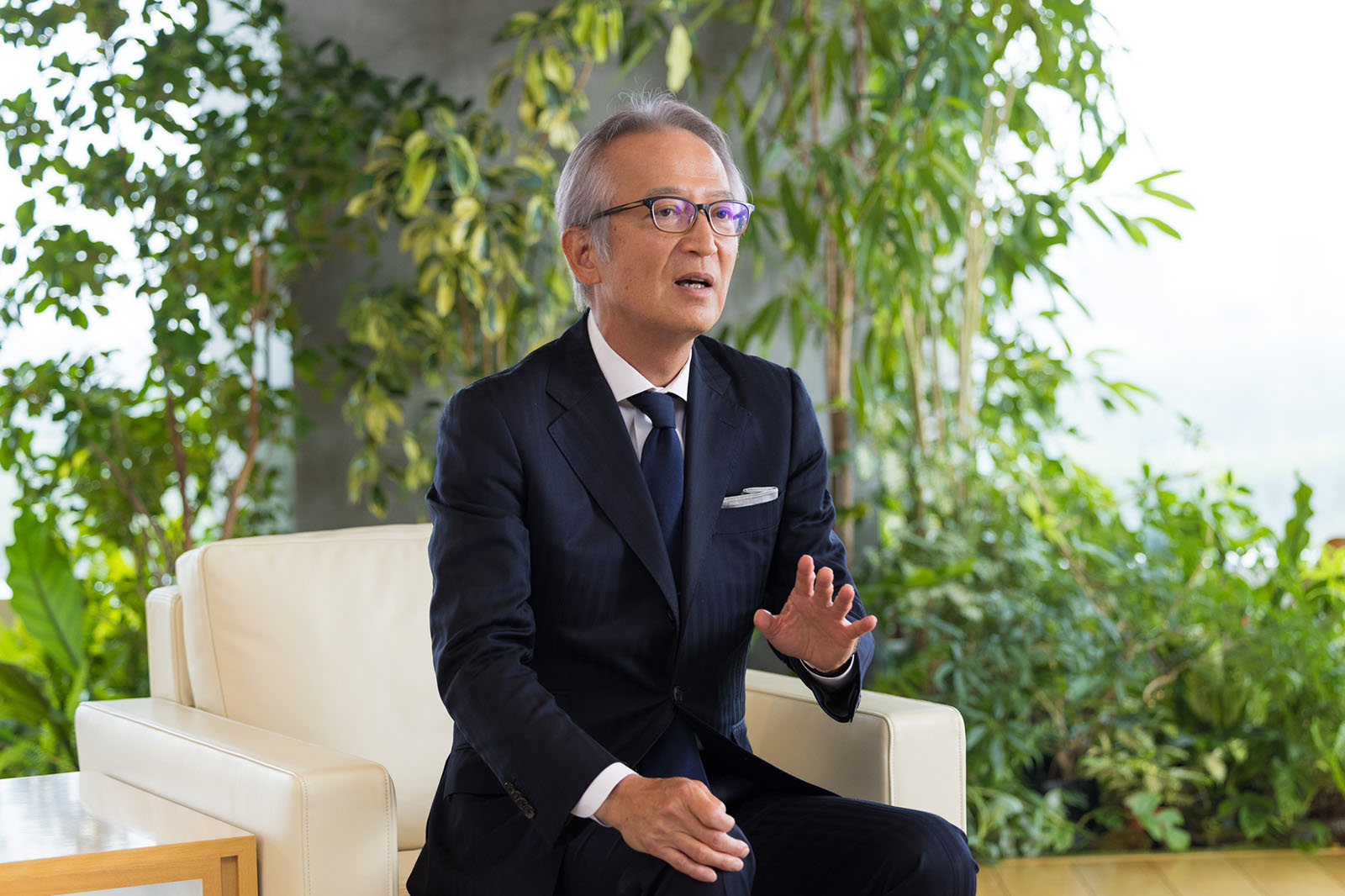 写真：社外取締役 重富氏