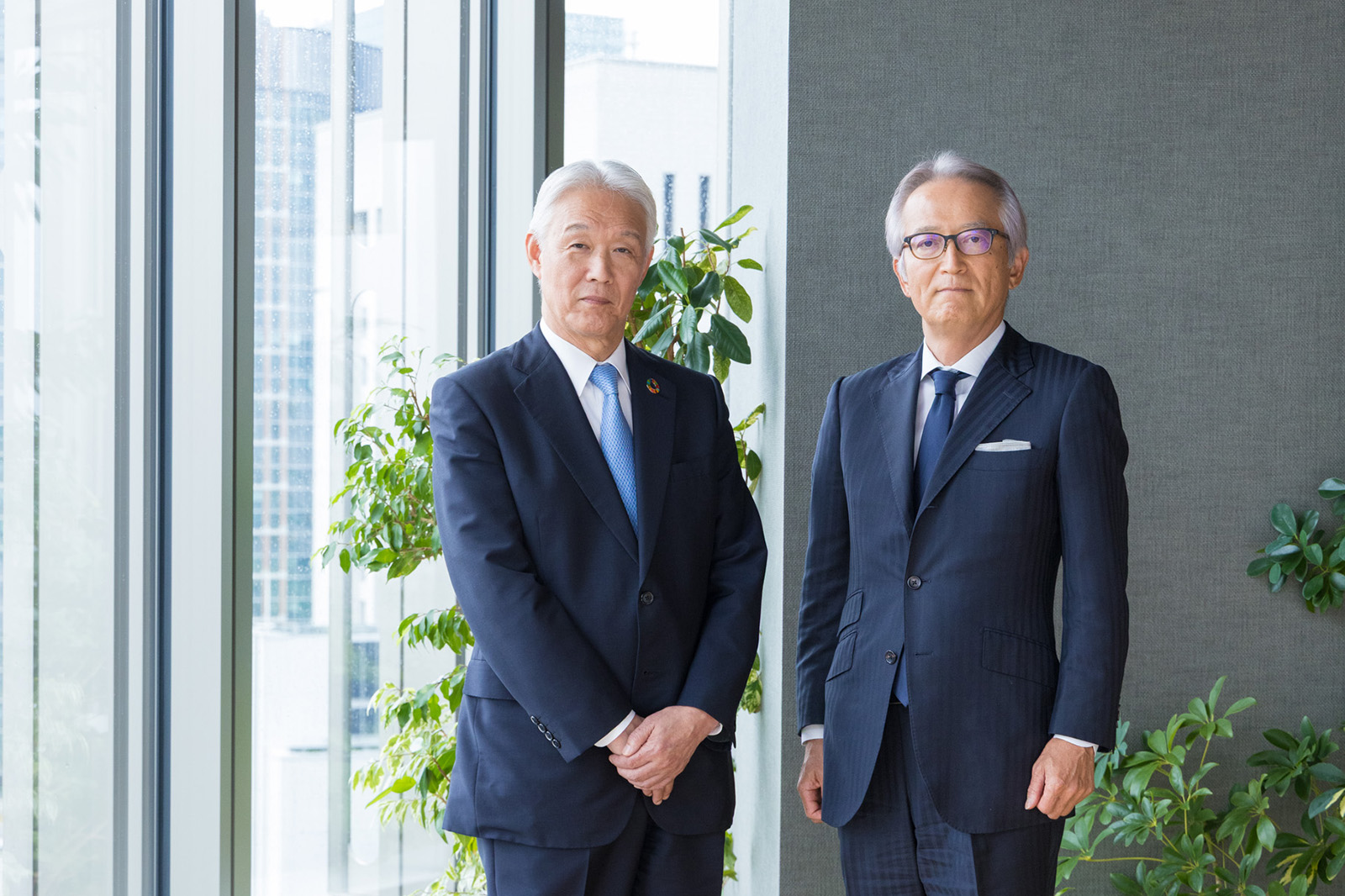 Sawada (left) and Shigetomi (right)