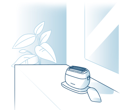 Illustration of the LAMDASH PALM IN shaver