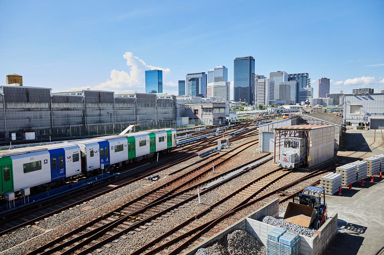 Osaka Metro Morinomiya Inspection Yard