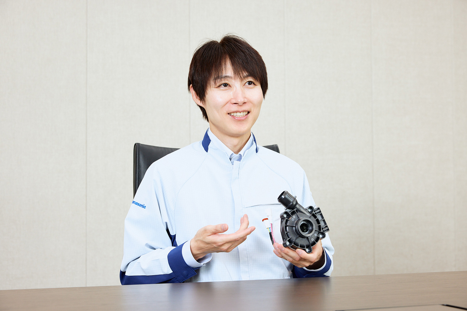 パナソニック株式会社 くらしアプライアンス社 ビューティ・パーソナルケア事業部 デバイスビジネスユニット 給水デバイス企画・開発部　山﨑 義之（やまざき よしゆき）