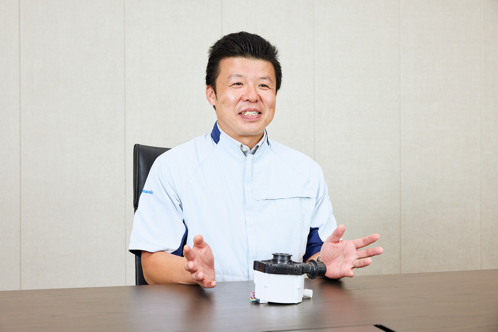 パナソニック株式会社 くらしアプライアンス社 ビューティ・パーソナルケア事業部 デバイスビジネスユニット 給水デバイス企画・開発部　岩井 優介（いわい ゆうすけ）