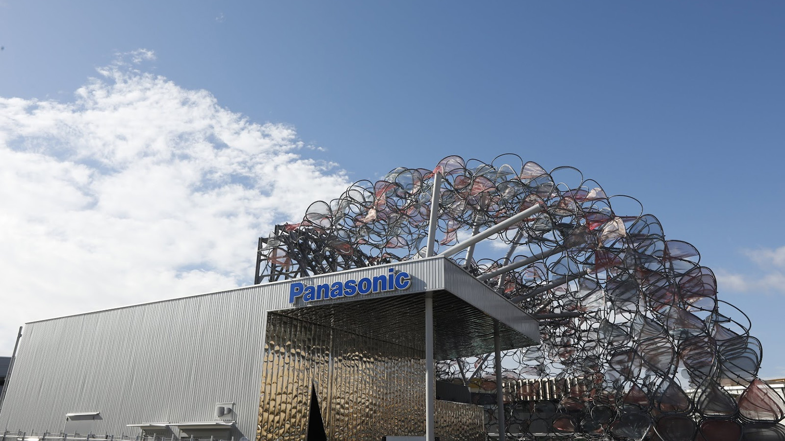 Exterior view of the Panasonic Group’s “The Land of NOMO” Pavilion at Osaka Expo 2025