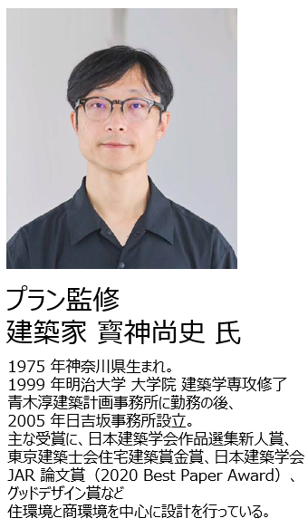 画像：建築家 寳神 尚史氏顔写真、プロフィール