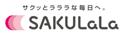 画像：サクッとラララな毎日へ。「SAKULaLa（サクララ）」ロゴ