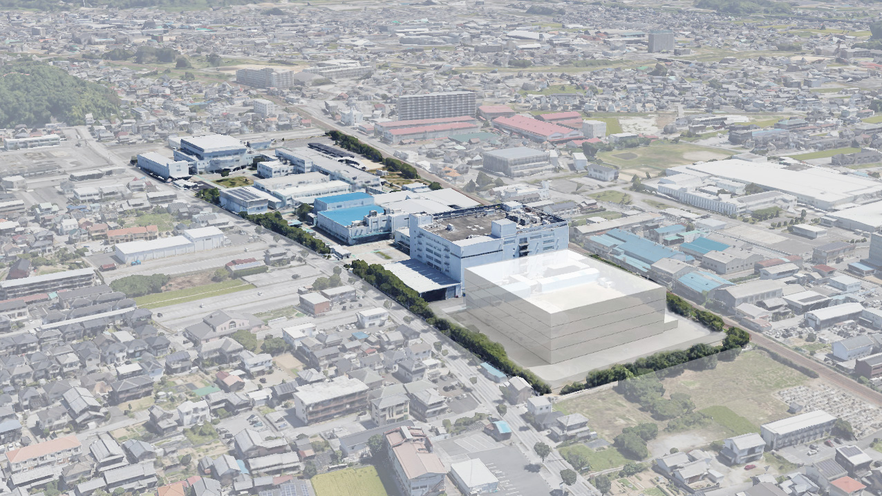 Рендеринг нового крыла завода в Хиконэ