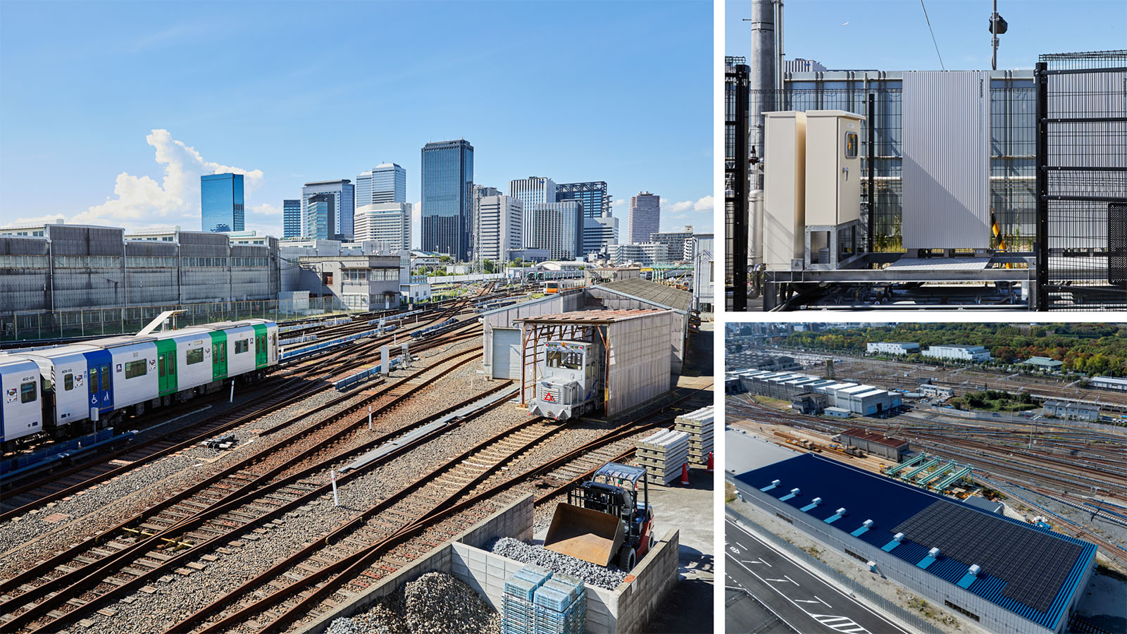 Osaka Metro Gearing Up for Clean Transportation with Panasonic Hydrogen Energy and Solar Power Technology