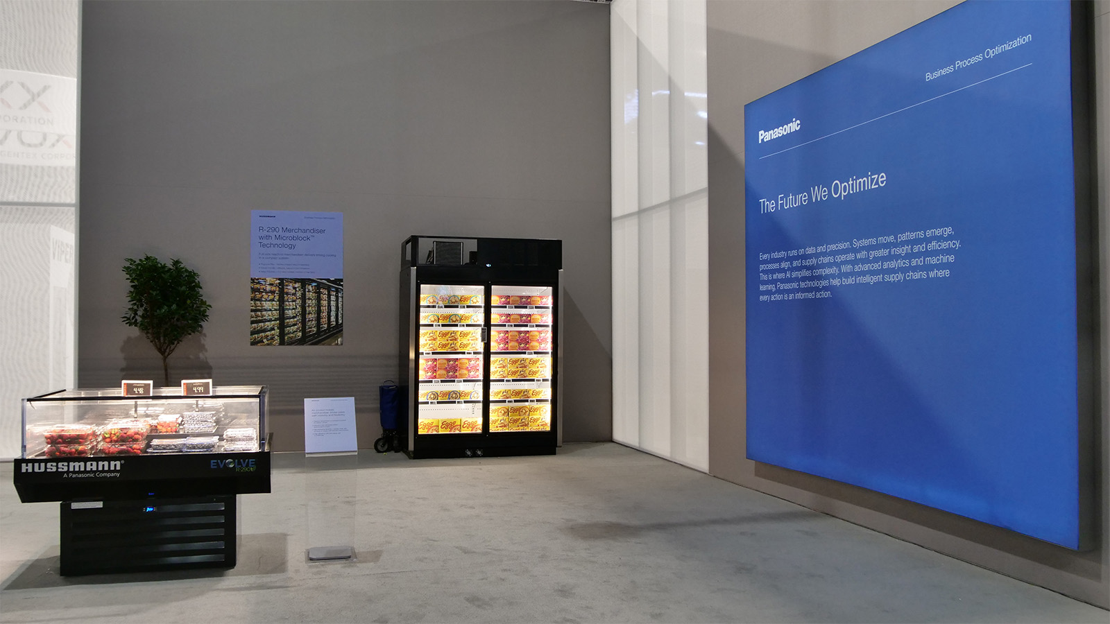 Hussmann’s Cold Chain Solutions exhibit at CES 2026