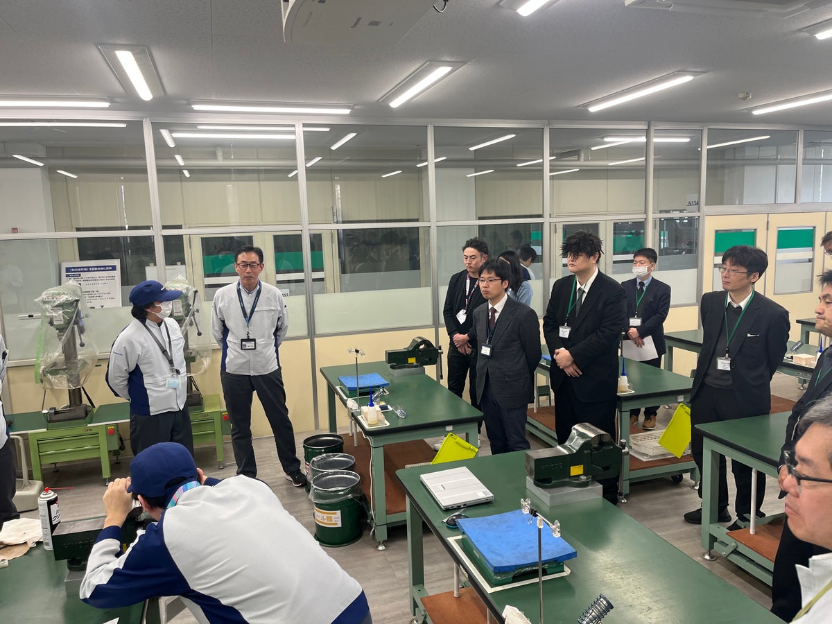 Faculty and staff from KOSEN colleges visiting the Manufacturing Training Institute, January 2026