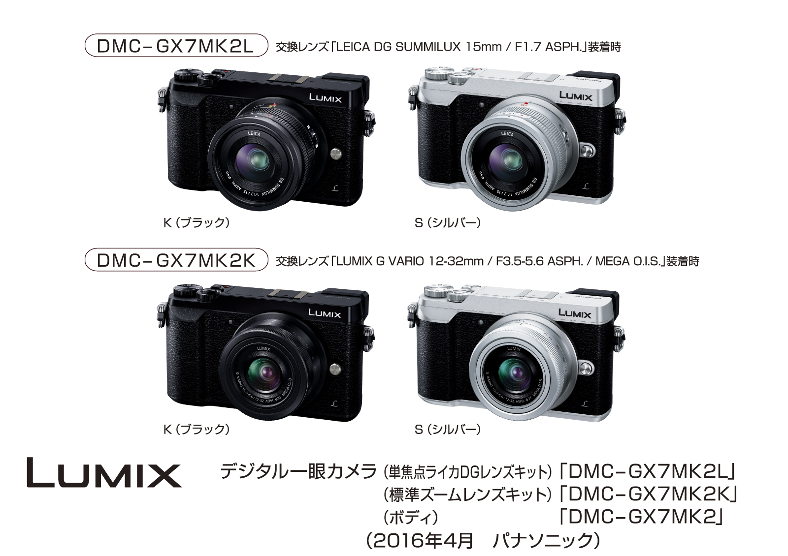 デジタルカメラ Lumix GX7 Mark II を発売 | 個人向け商品 | 製品