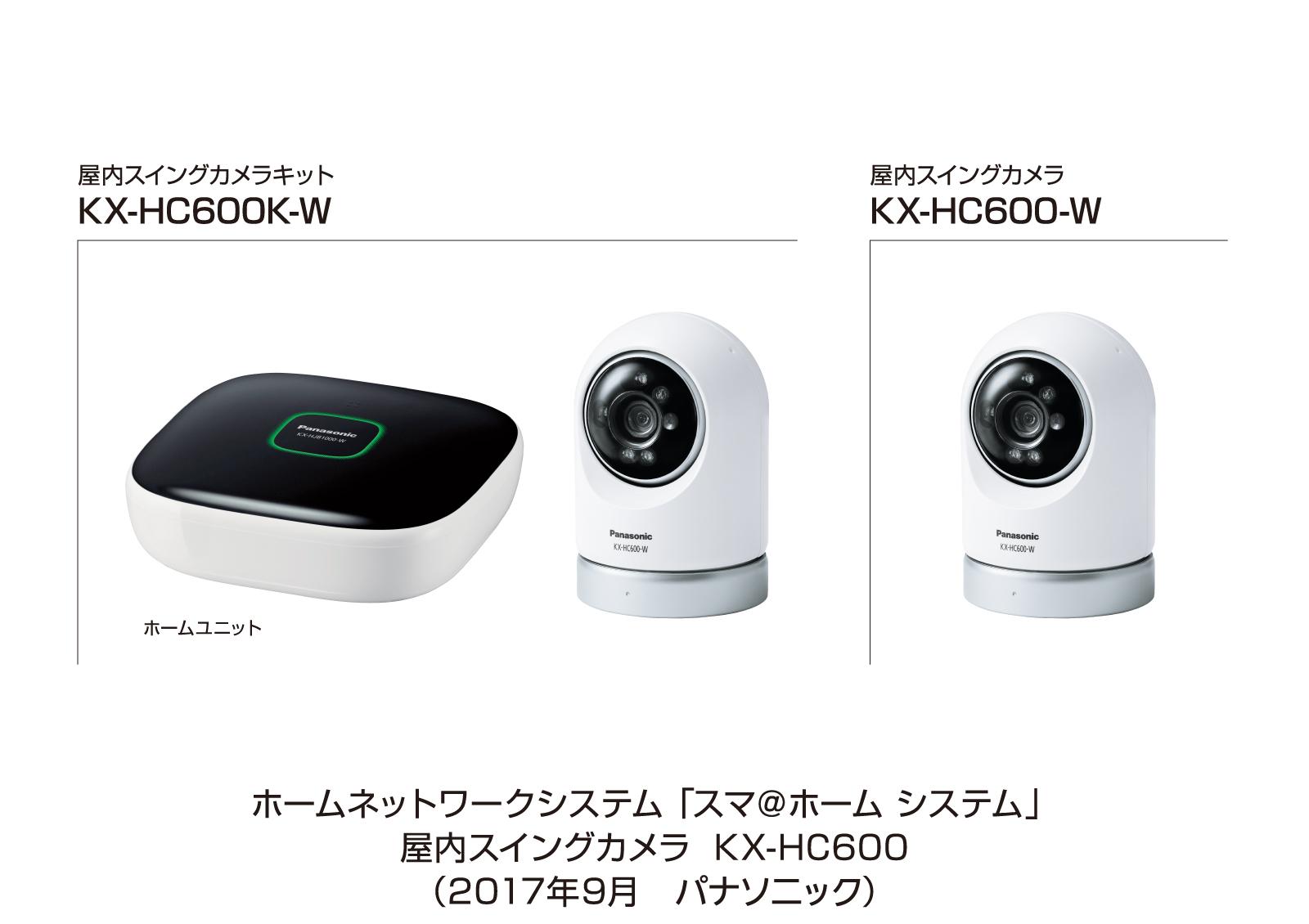 ホームネットワークシステム「スマ＠ホーム システム」 屋内スイングカメラ KX-HC600