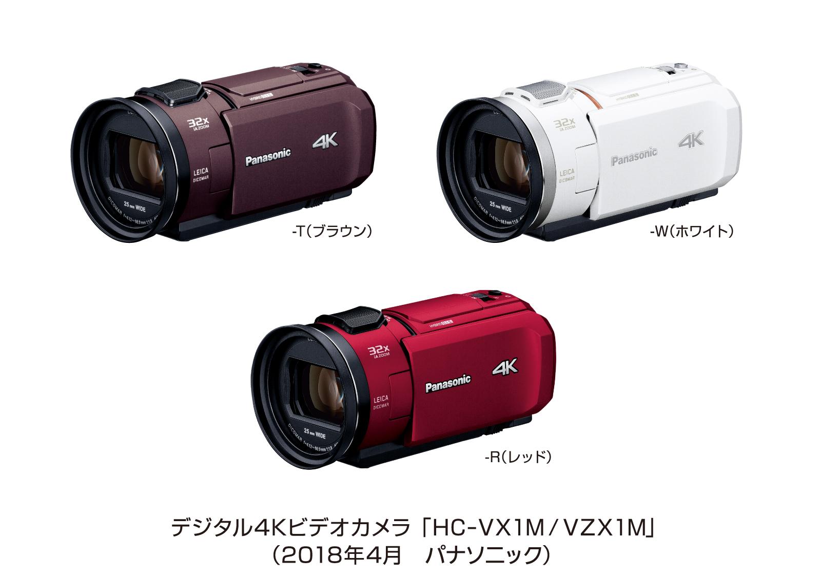 デジタル4Kビデオカメラ「HC-VX1M/HC-VZX1M」