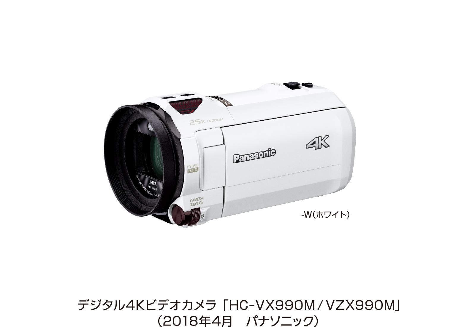 デジタル4Kビデオカメラ「HC-VX990M/HC-VZX990M」