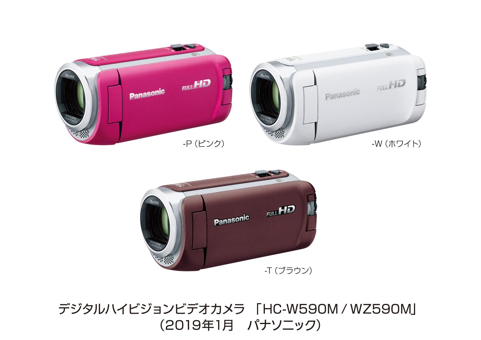 デジタルハイビジョンビデオカメラ「HC-W590M／WZ590M」
