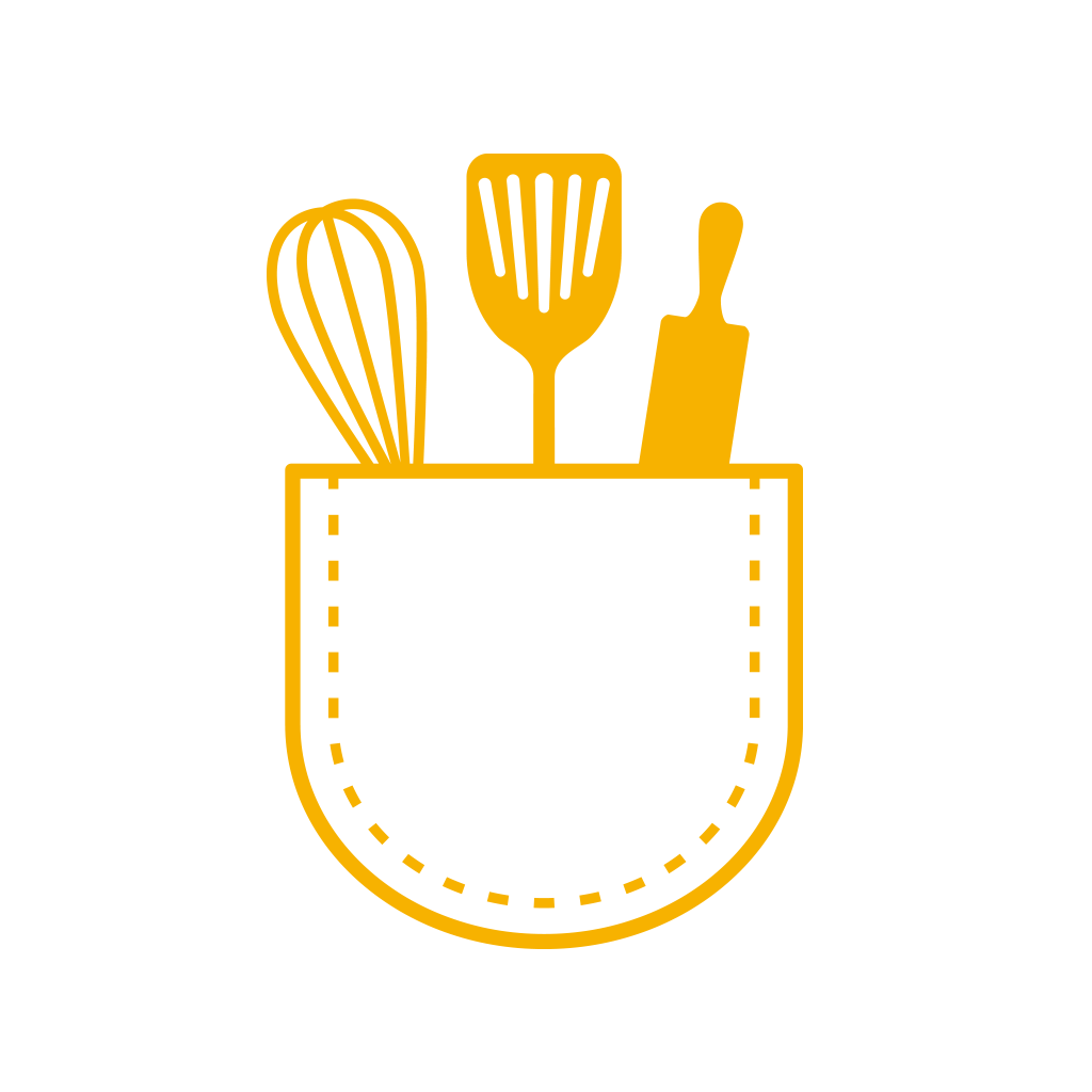 食のプラットフォームアプリ「キッチンポケット」ロゴ