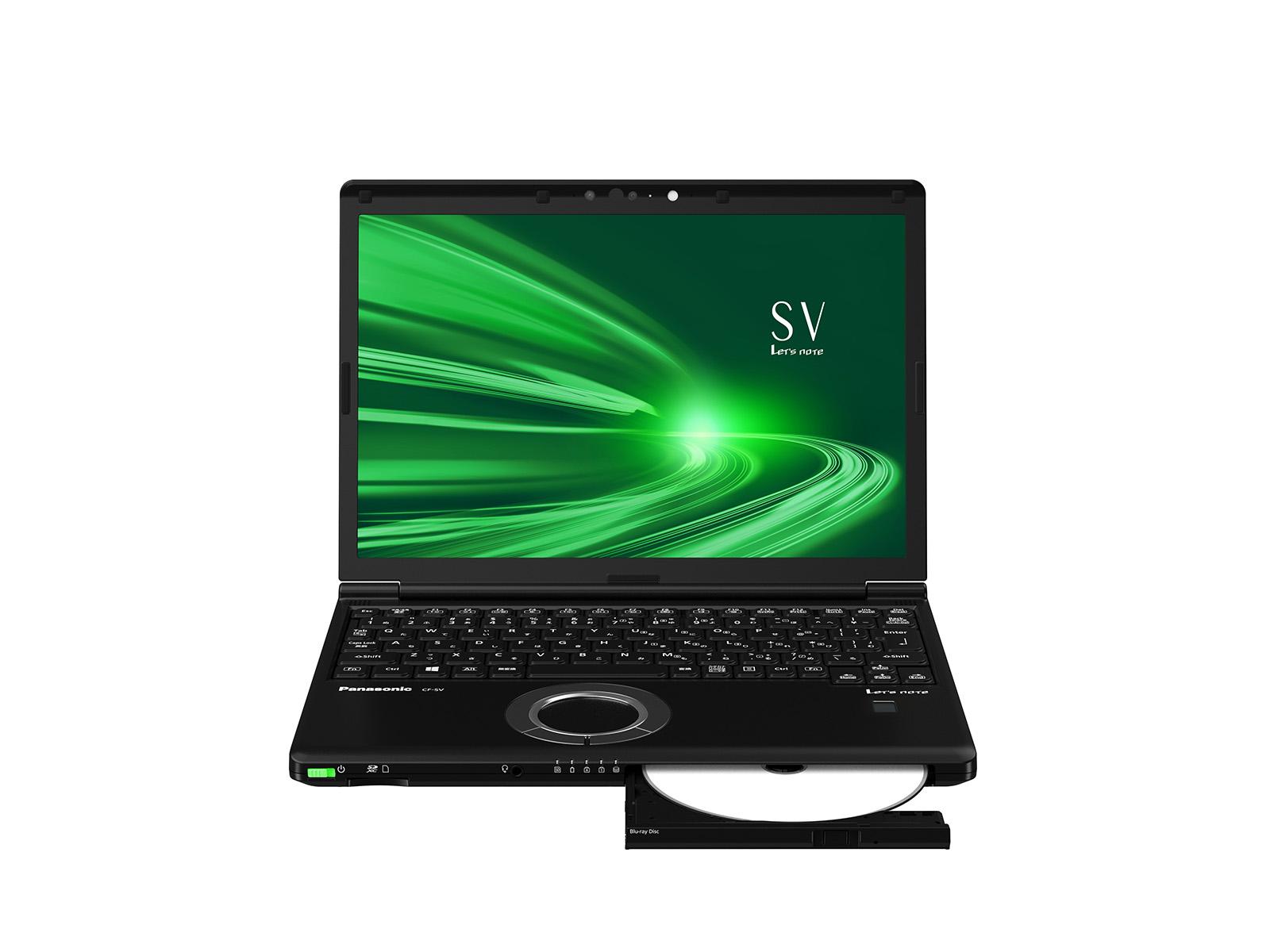 モバイルノートパソコン「カスタマイズLet's note」高速SSD搭載モデル SV9シリーズ 正面