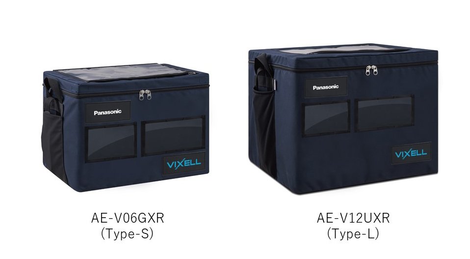 保冷ボックス ラインアップ AE-V06GXR（Type-S）、AE-V12UXR（Type-L）