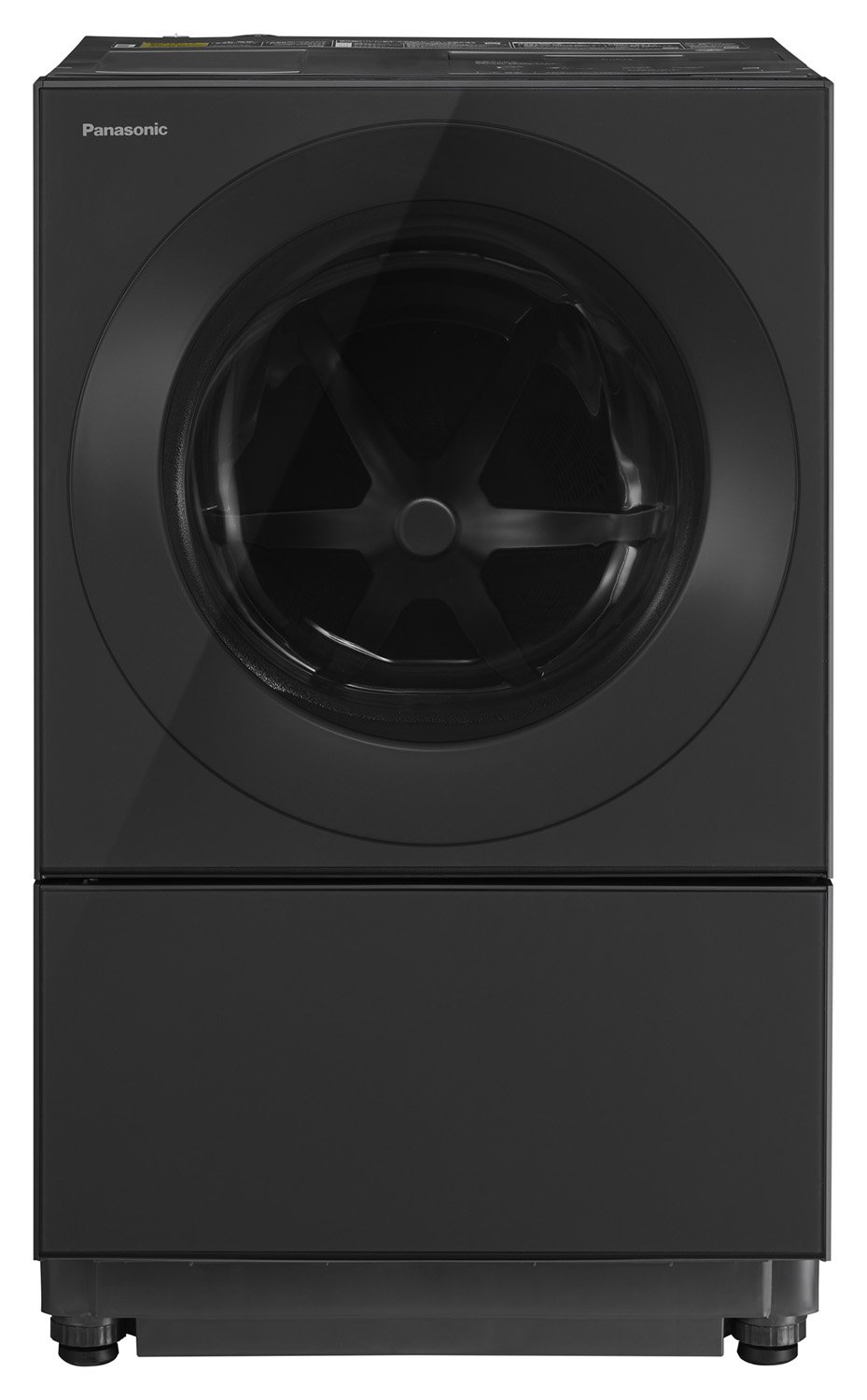 ななめドラム洗濯乾燥機 Cuble（キューブル）スモーキーブラック NA-VG2600L-K（正面）